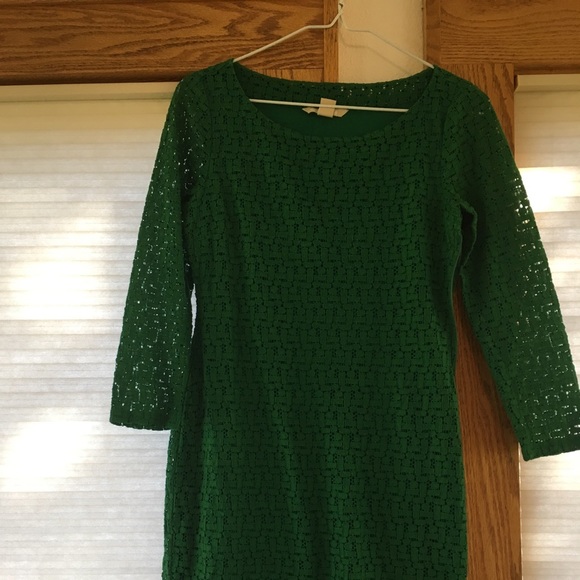 Banana Republic green lace dress - Picture 2 of 4